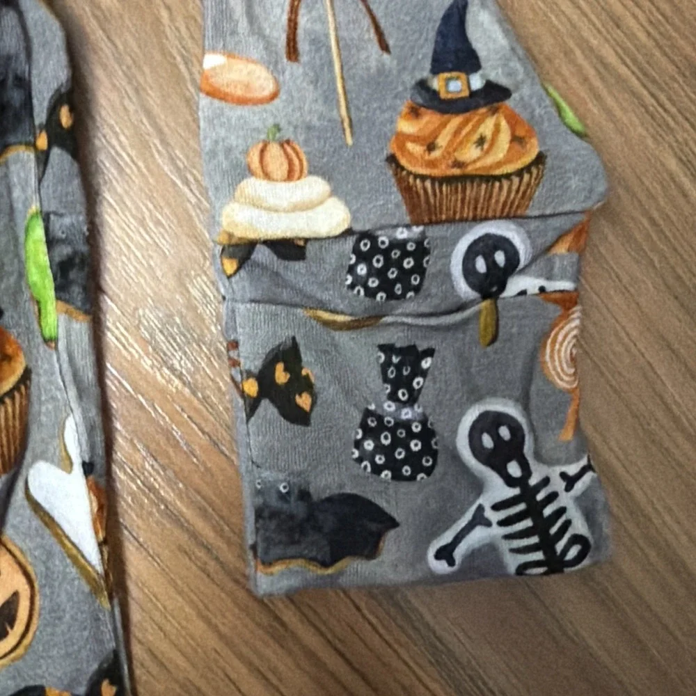 Kickee Pants Baby Boys 3–6 Months Halloween Bamboo Sleeper Pajamas Footage